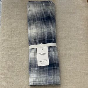 Williams Sonoma Ombré Check Table Runner